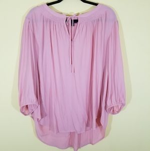 Pink flowy Torrid blouse